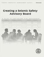 Creating a Seismic Safety Advisory Board