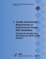 7. Quality Improvement Measurement of Outcomes for People With Disabilities