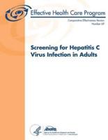 Screening for Hepatitis C Virus Infection in Adults