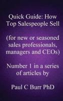 Quick Guide - How Top Salespeople Sell