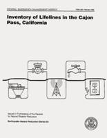 Inventory of Lifelines in the Cajon Pass, California (Fema 225)