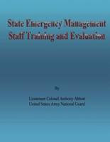 State Emergency Management Staff Training and Evaluation