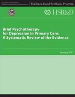 Brief Psychotherapy for Depression in Primary Care