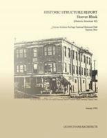 Historic Structure Report Hoover Block