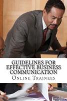 Guidelines for Effective Business Communication