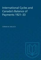 International Cycles and Canada's Balance of Payments 1921-33