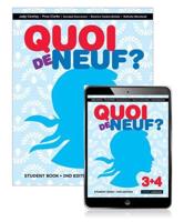 Quoi De Neuf ? 3+4 Student Book With eBook