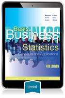 Basic Business Statistics eBook - 180 Day Rental