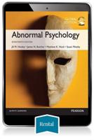 Abnormal Psychology, Global Edition eBook - 180 Day Rental
