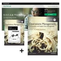 Operations Management: Sustainability and Supply Chain Management, Global Edition + MyLab Operations Management With eText