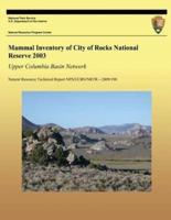 Mammal Inventory of City of Rocks National Reserve 2003