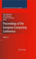 Proceedings of the European Computing Conference : Volume 2