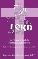 54 Poems for the Lord in 2 Days