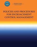 Policies and Procedures for Encroachment Control Management