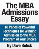 The MBA Admissions Essay