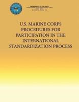 U.S. Marine Corps Procedures for Participation in the International Standardization Process