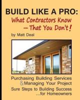Build Like a Pro
