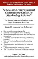 The Home Improvement Contractors Guide to Marketing & Sales