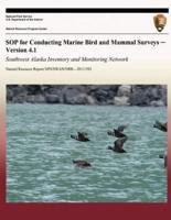 Sop for Conducting Marine Bird and Mammal Surveys - Version 4.1