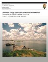 Significant Natural Resources of the Brewster Island Cluster