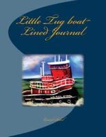 Little Tug Boat Lined Journal