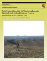 Point Transect Sampling for Monitoring Passerine Birds in Denali National Park and Preserve