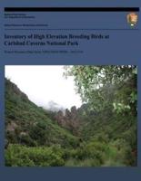 Inventory of High Elevation Breeding Birds at Carlsbad Caverns National Park