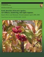Early Detection of Invasive Species; Surveillance, Monitoring, and Rapid Response