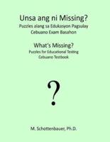 What's Missing? Puzzles for Educational Testing