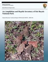 An Amphibian and Reptile Inventory of Isle Royale National Park