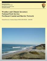 Weather and Climate Inventory National Park Service Northeast Coastal and Barrier Network