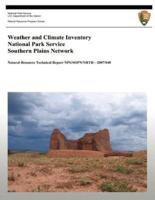 Weather and Climate Inventory National Park Service Southern Plains Network