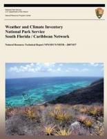 Weather and Climate Inventory National Park Service South Florida / Caribbean Network