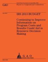 IRS 2013 Budget