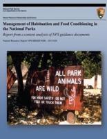 Management of Habituation and Food Conditioning in the National Parks