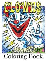 Clowns Coloring Book