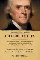 Debunking David Barton's Jefferson Lies