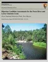 Riparian Condition Assessments for the Pecos River and Lower Glorieta Creek