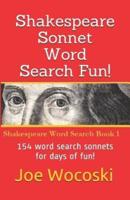 Shakespeare Sonnet Word Search Fun!