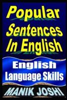 Popular Sentences In English: English Language Skills