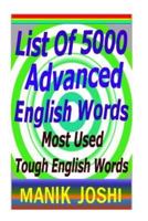 List of 5000 Advanced English Words