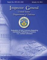 Evaluation of Dod Contracts Regarding Combating Trafficking in Persons