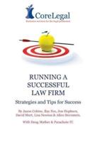 Running a Successful Law Firm