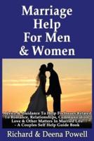 Marriage Help for Men & Women