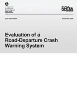 Evaluation of Road-Department Crash Warning System