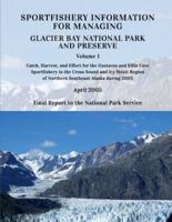 Sportfishery Information for Managing Glacier Bay National Park and Preserve