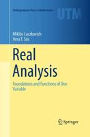 Real Analysis : Foundations and Functions of One Variable