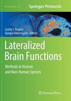 Lateralized Brain Functions : Methods in Human and Non-Human Species