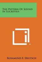 The Pattern of Sound in Lucretius