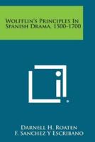 Wolfflin's Principles in Spanish Drama, 1500-1700